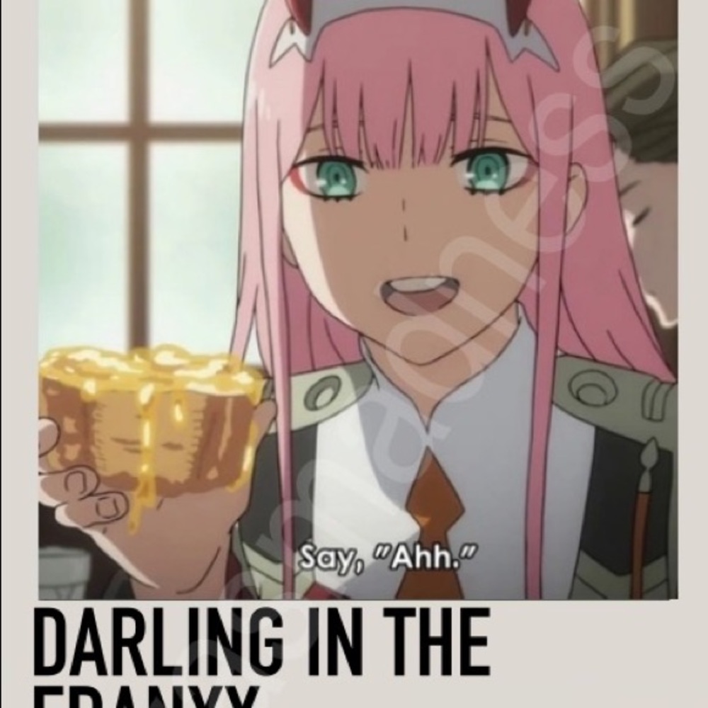 Darling In The Franxx Anime Keychain